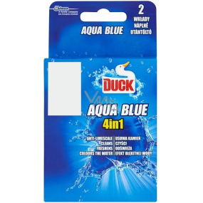 Duck Aqua Blue Blue water effect 4in1 Toilet hanging cleaner refill 2 x 40 g
