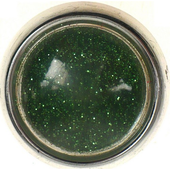 Professional Nail Decorations Glitter for nails, body, face powder in a jar 90090-B green 1 package