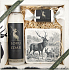 Bohemia Gifts For hunters shower gel 200 ml + handmade soap 30 g + decorative tile with print 10 x 10 cm, cosmetic set
