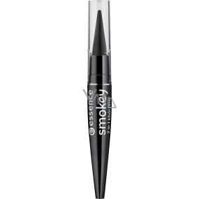 Essence Smokey 2in1 Khol Liner eyeliner pen 01 Smokey Black 1.5 g