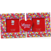 Me to You Double Frame Love You 18.6 x 9 x 2.5 cm