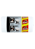 Fino Color trash bags with handles, white, 6 µ, 10 liters, 36 x 44 cm, 50 pieces