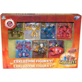 Gormiti set with exclusive figures 7 pieces different types, recommended age 4+