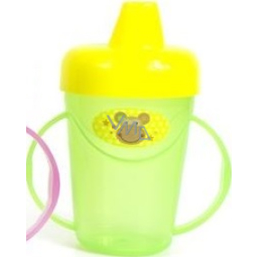 First Steps Jungle Pals 3+ mug with two handles green Monkey 236 ml