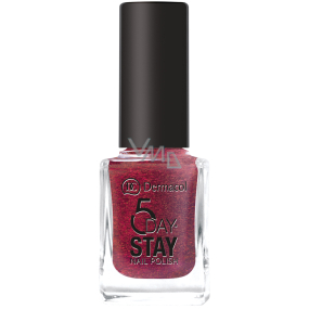 Dermacol 5 Day Stay Long-lasting Nail Polish 23 Drama Queen 11 ml