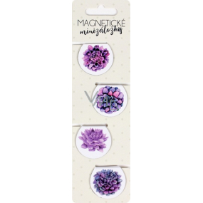 Albi Magnetic mini tabs Flowers 4 pieces