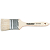 Spokar Flat brush Natur 9020, unpainted wooden handle, size 3.5