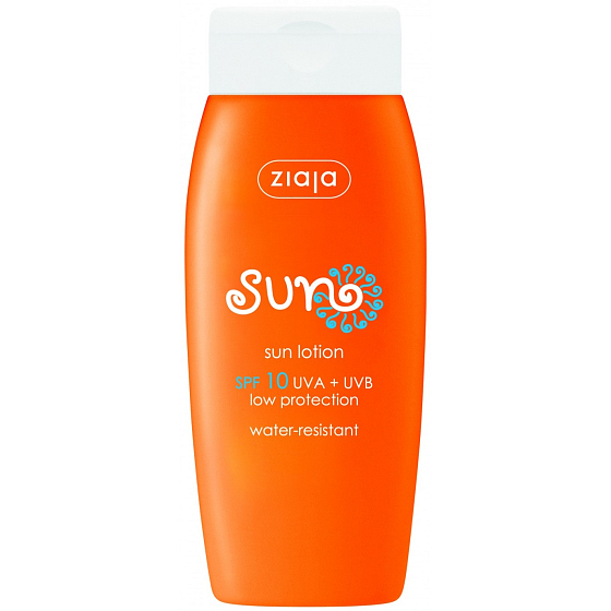 Ziaja Sun SPF10 waterproof sunscreen 150 ml