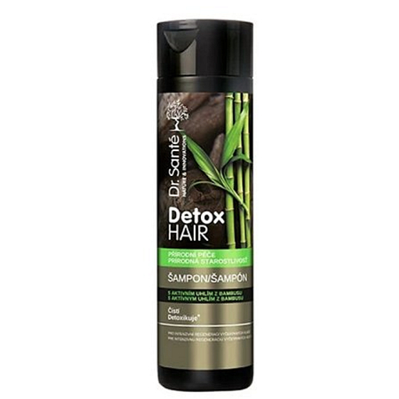 Dr. Santé Detox Hair Shampoo with Bamboo Activated Charcoal 250 ml