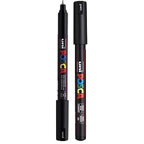 Posca Universal acrylic marker 0,7 mm Black PC-1MR