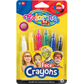 Colorino Face Paint in Holder 6 Colors