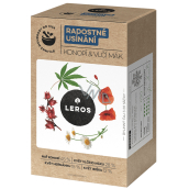 Leros Joyful Sleep Hemp and poppy herbal tea for pleasant calming and easier falling asleep 20 x 1 g