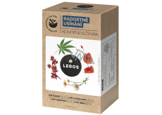 Leros Joyful Sleep Hemp and poppy herbal tea for pleasant calming and easier falling asleep 20 x 1 g