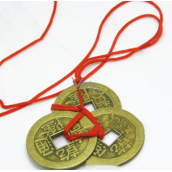 3 Chinese FengShui coins for wealth, luck, success