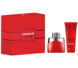 Montblanc Legend Red eau de parfum 50 ml + shower gel 100 ml, gift set for men