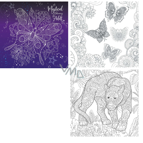 Ditipo Mystical Colouring for Adult relaxing colouring book for adults 36 pages 300 x 300 mm