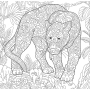 Ditipo Mystical Colouring for Adult relaxing colouring book for adults 36 pages 300 x 300 mm