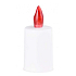 Emocio Electric battery operated cemetery candle Red 120 mm 60 days