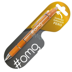 Nekupto Rubber pen with description #omg