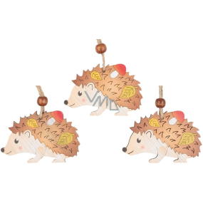 Hedgehogs for hanging wood 7 cm 3 pieces
