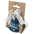 Nekupto Christmas ceramic bell with inscription Jsi unique pearl 5,5 x 5,5 cm