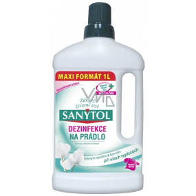 Sanytol Aloe Vera & Cotton Flowers Disinfectant for white and coloured linen and washing machines 1 l