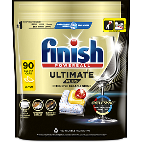 Finish Ultimate Plus All in 1 Lemon Tablets, 90 pcs