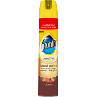 Pronto Wood Classic, dust spray protects wood, polish, 250 ml