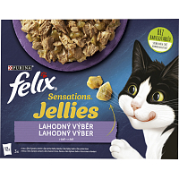 Felix Sensations pouches for cats delicious selection in jelly, 12× 85 g