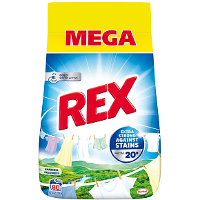 REX Laundry Powder Amazonia Freshness 80 Washes, 4.4kg