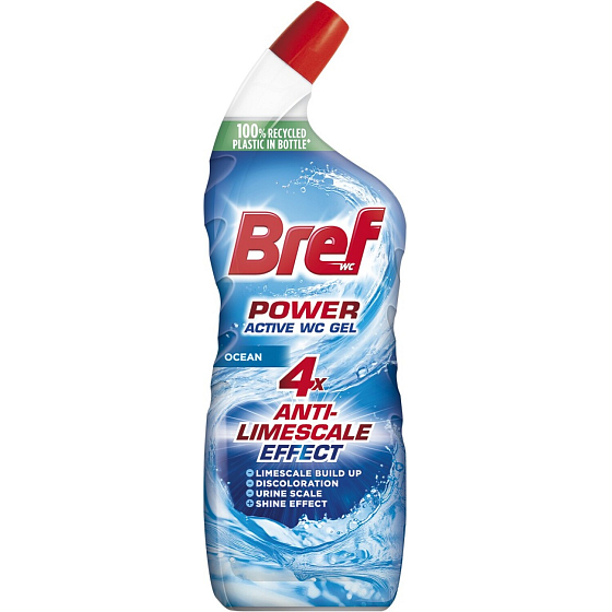 Bref WC gel Power Aktiv Gel Ocean with air freshener, 750 ml