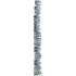 Christmas garland, silver, length 200 cm