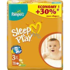 Pampers Sleep & Play 3 Midi Jumbo 4 - 9 kg diaper panties 78 pieces