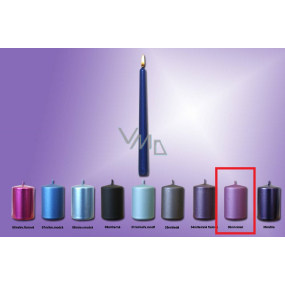 Lima Candle smooth metal violet cone 22 x 250 mm 1 piece