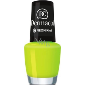 Dermacol Neon Polish Neon Nail Polish 17 Neon Kiwi 5 ml