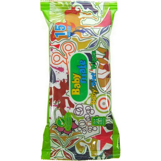 Wipes Baby Mate Wet Wipes 15 pieces