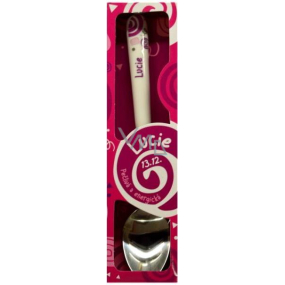 Nekupto Twister Spoon named Lucie pink 16 cm