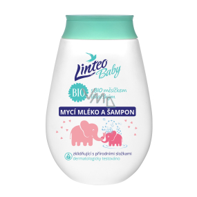 Linteo Baby Bio Marigold medical cleansing milk and shampoo 250 ml