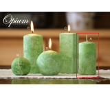 Lima Marble Opium scented candle green cylinder 50 x 100 mm 1 piece