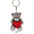 Me to You Teddy bear with red heart plush keychain 7 cm