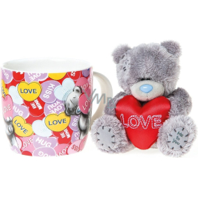 Me to You Love mug with a 10 cm teddy bear