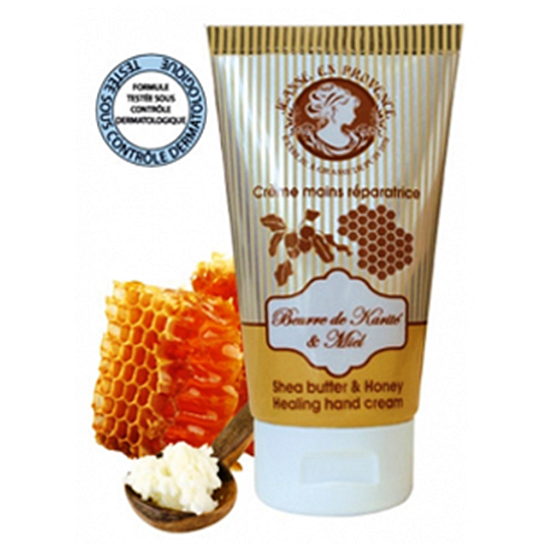 Jeanne en Provence Beurre de Karité & Miel Shea butter and Honey hand cream with a delicate scent 75 ml