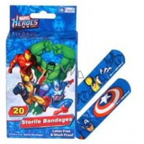 Marvel Heroes sterile plasters for children 20 pieces