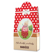 Bohemia Gifts & Cosmetics Pro babičku Pralinky z mléčné a hořké čokolády s náplní se smetanou a Irish whiskey 100 g
