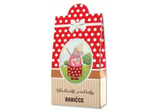 Bohemia Gifts & Cosmetics Pro babičku Pralinky z mléčné a hořké čokolády s náplní se smetanou a Irish whiskey 100 g
