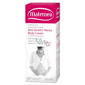 Maternea body cream against stretch marks, almond and jojoba oil, vitamin E and C 150 ml