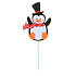 Felt penguin recess 9 cm + skewers no.2