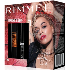 Rimmel London Scandaleyes Reloaded mascara 003 Extreme Black 12 ml + eye line 3.5 ml, cosmetic set