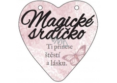 Albi Pendant heart plaque Magic heart 9 cm × 10 cm