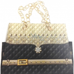 Nekupto Gift paper bag 19 x 14 x 9 cm Handbag with chain 043 LCS